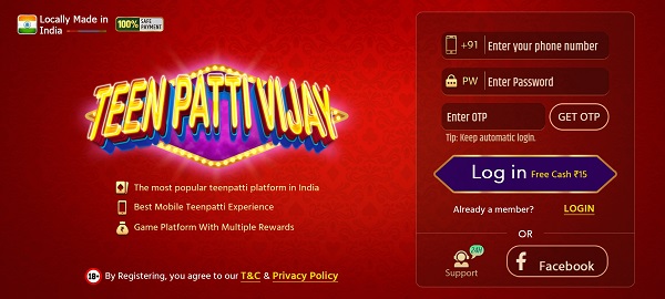 How To Register In Teen Patti Vijay