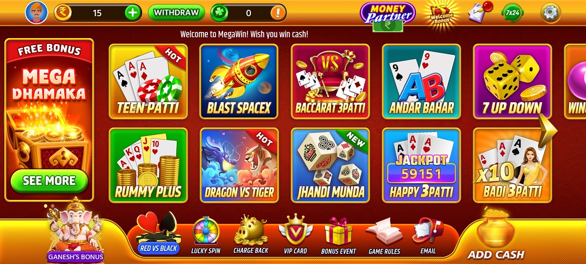 Available Game IN Teen Patti Win