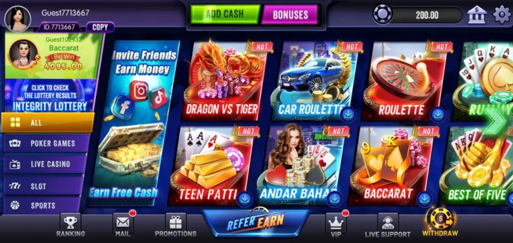 How Many Types Of Game  in Rummy Boxer APK