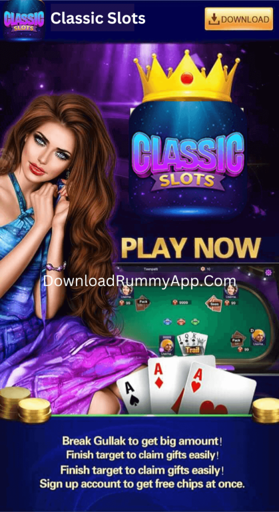 1697311312 531 Classic Slots Apk ₹50 Bonus New Rummy App