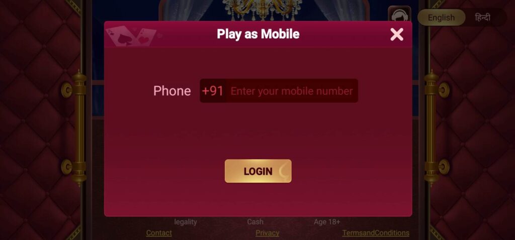 How To Register In Teen Patti Rumbale Apk