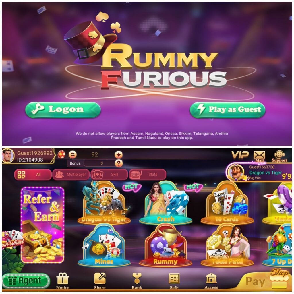 How To Create Account In Furious Rummy & Get Signup Bonus